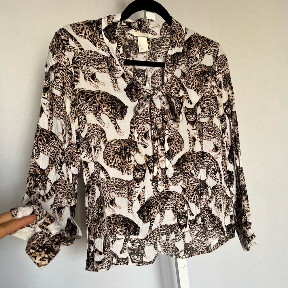 Leopard Print Blouse